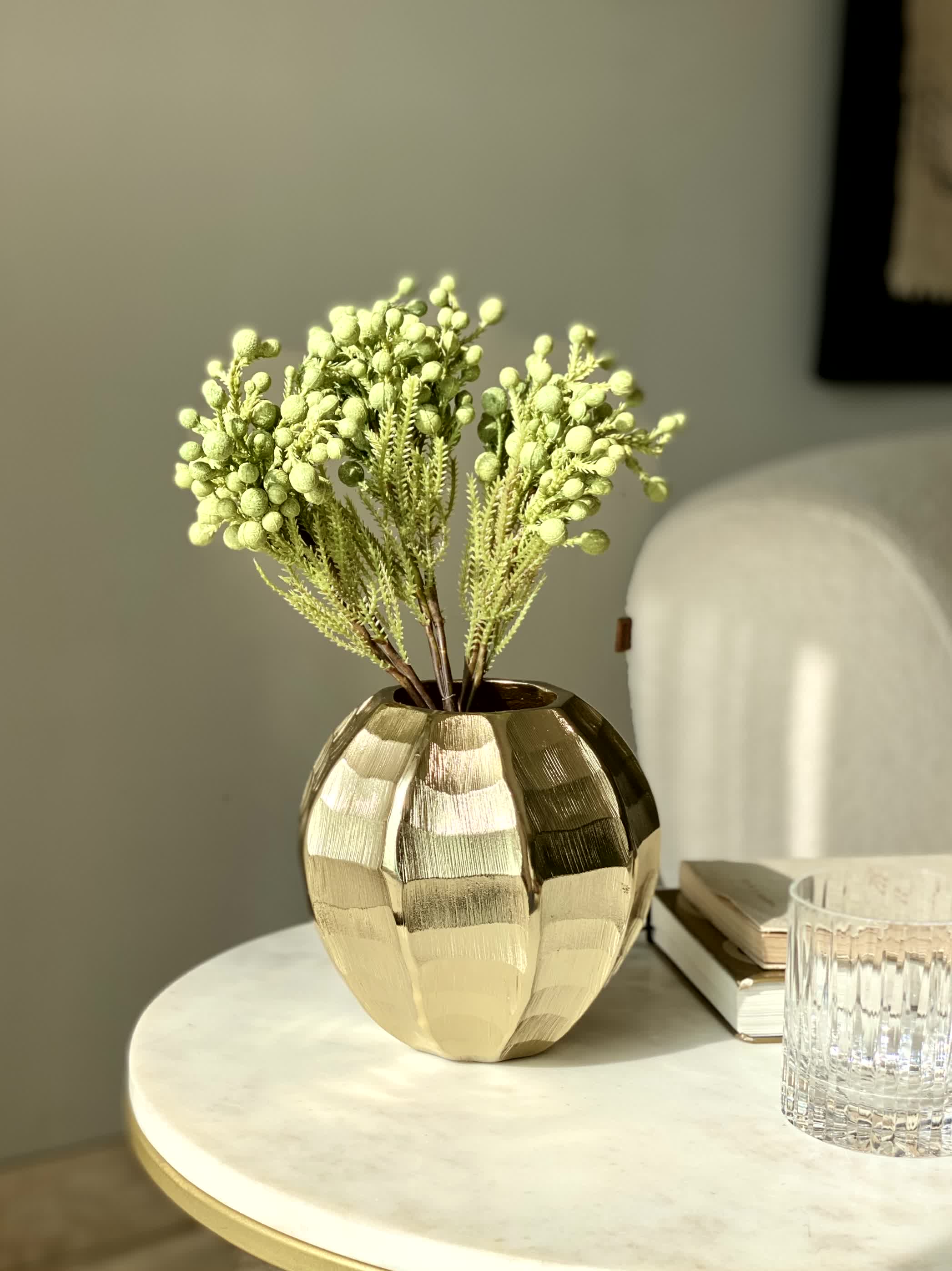 Bloom Gold Vase