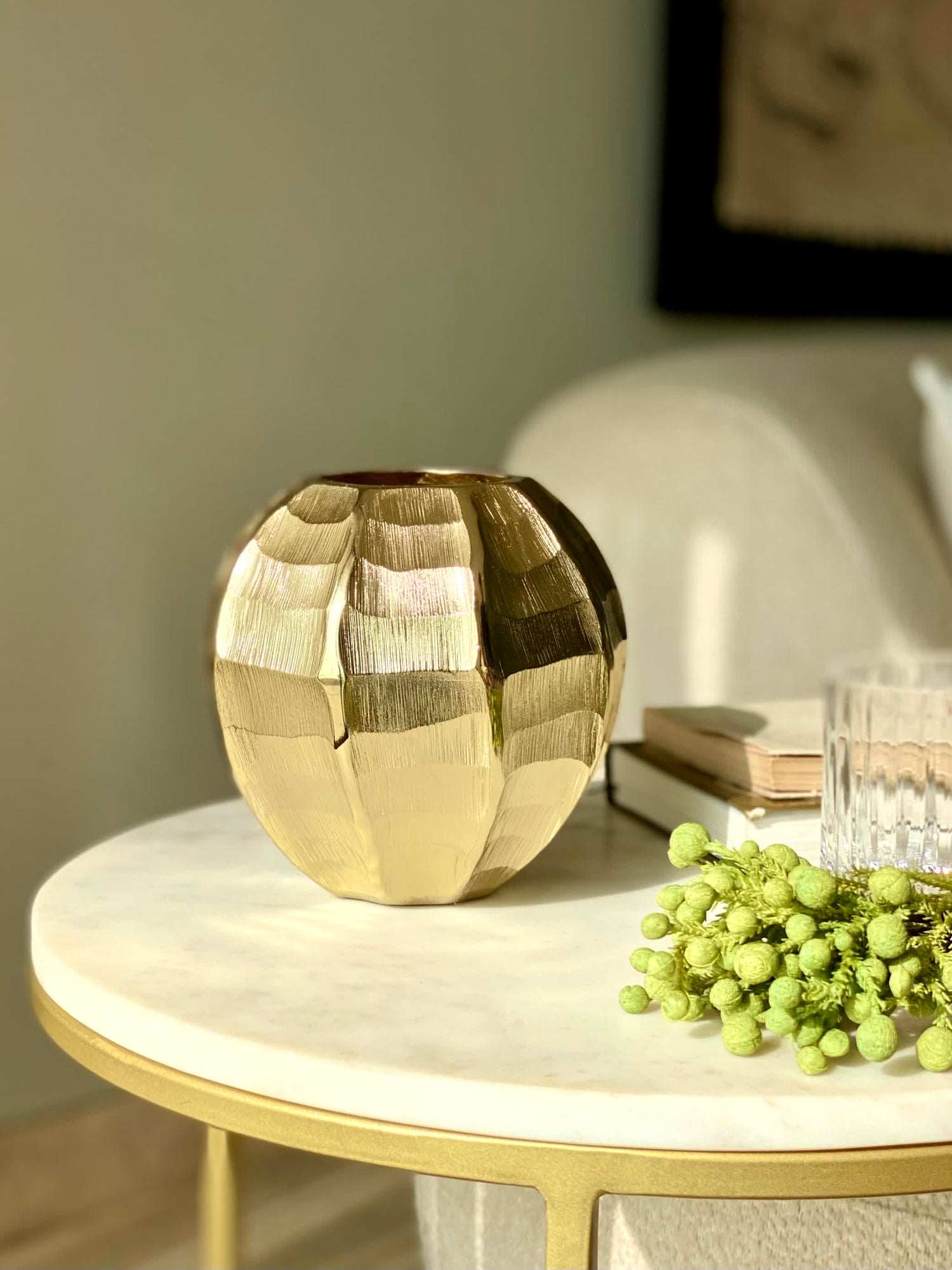 Bloom Gold Vase