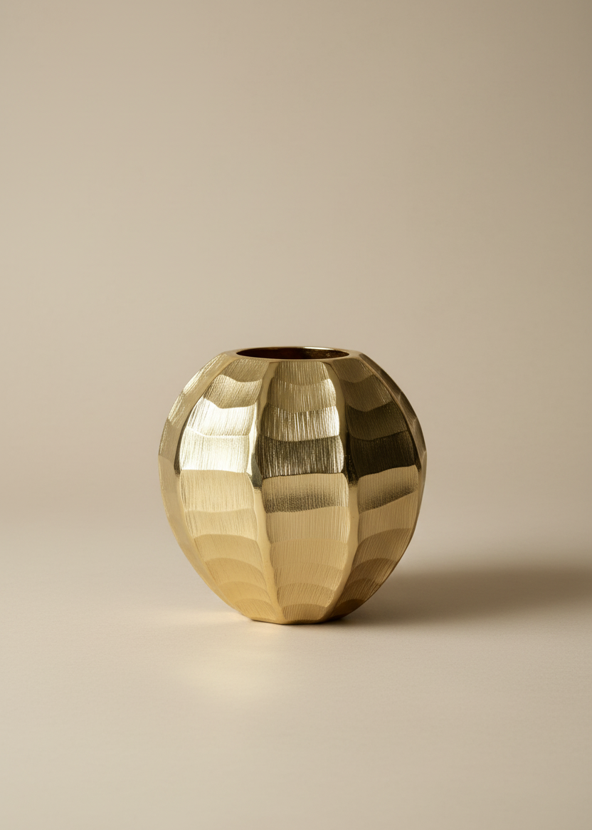 Bloom Gold Vase
