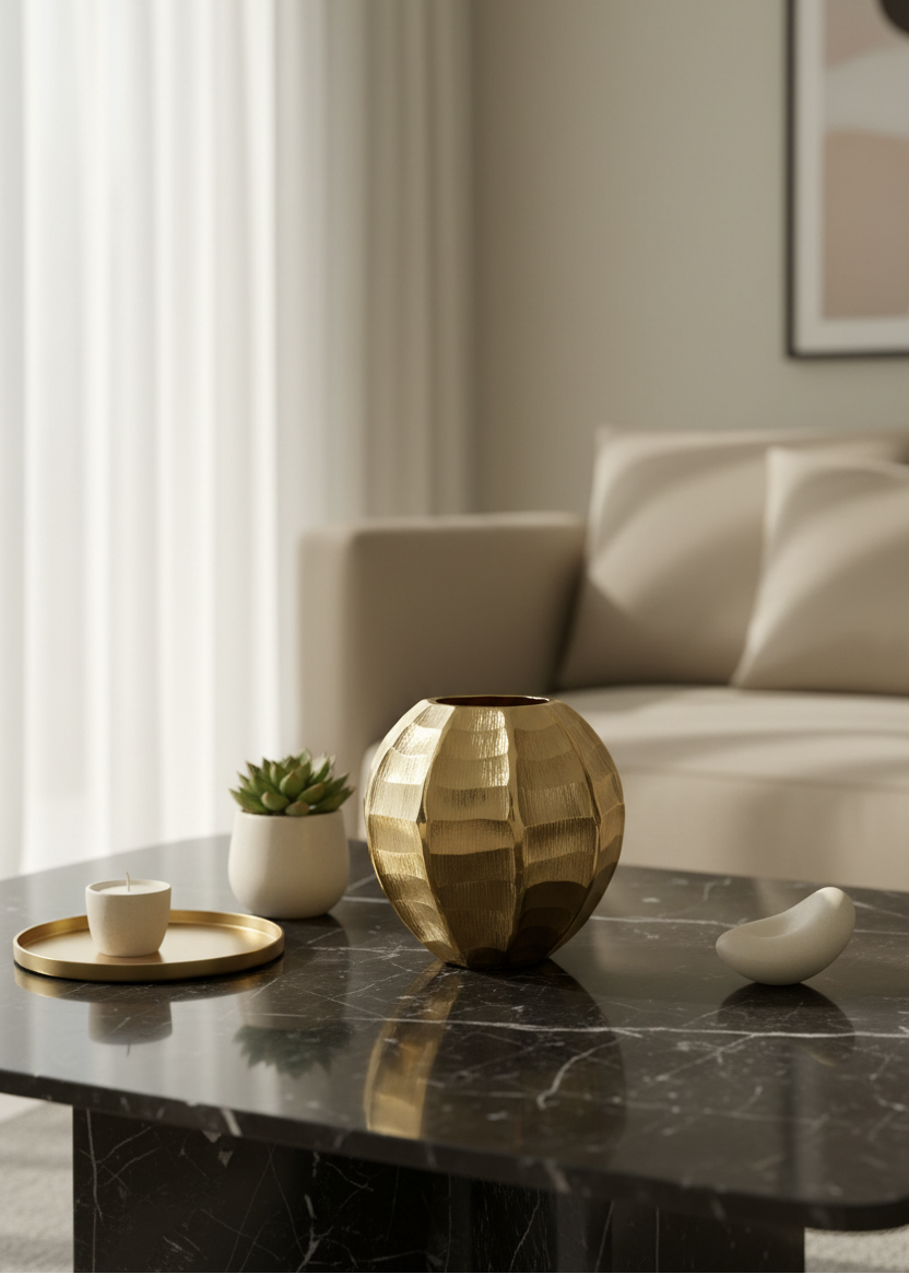 Bloom Gold Vase