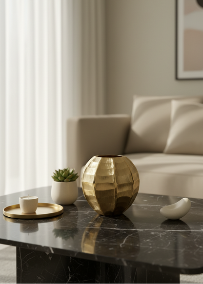 Bloom Gold Vase
