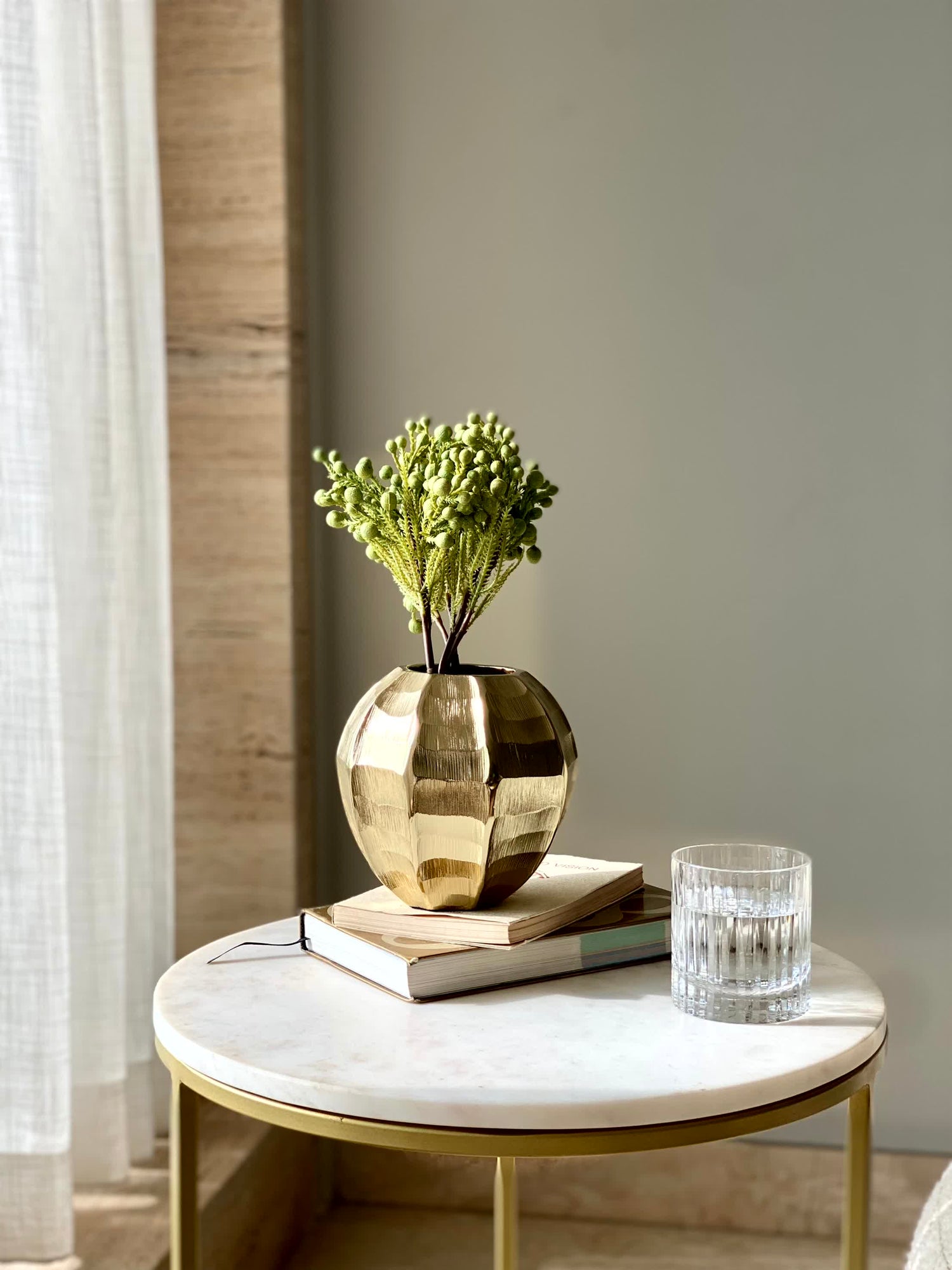 Bloom Gold Vase