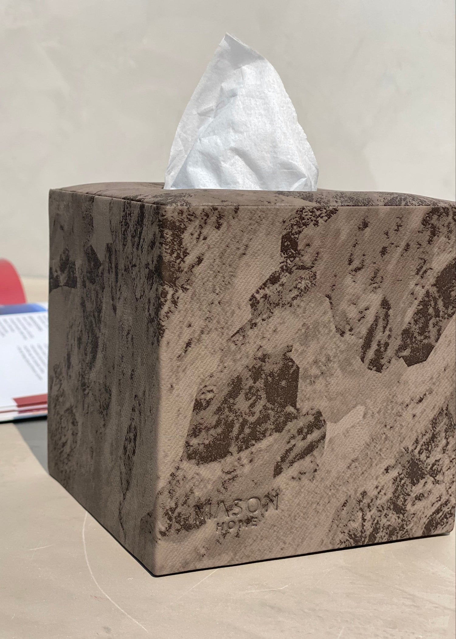 Indo Mocha Square Tissue Box