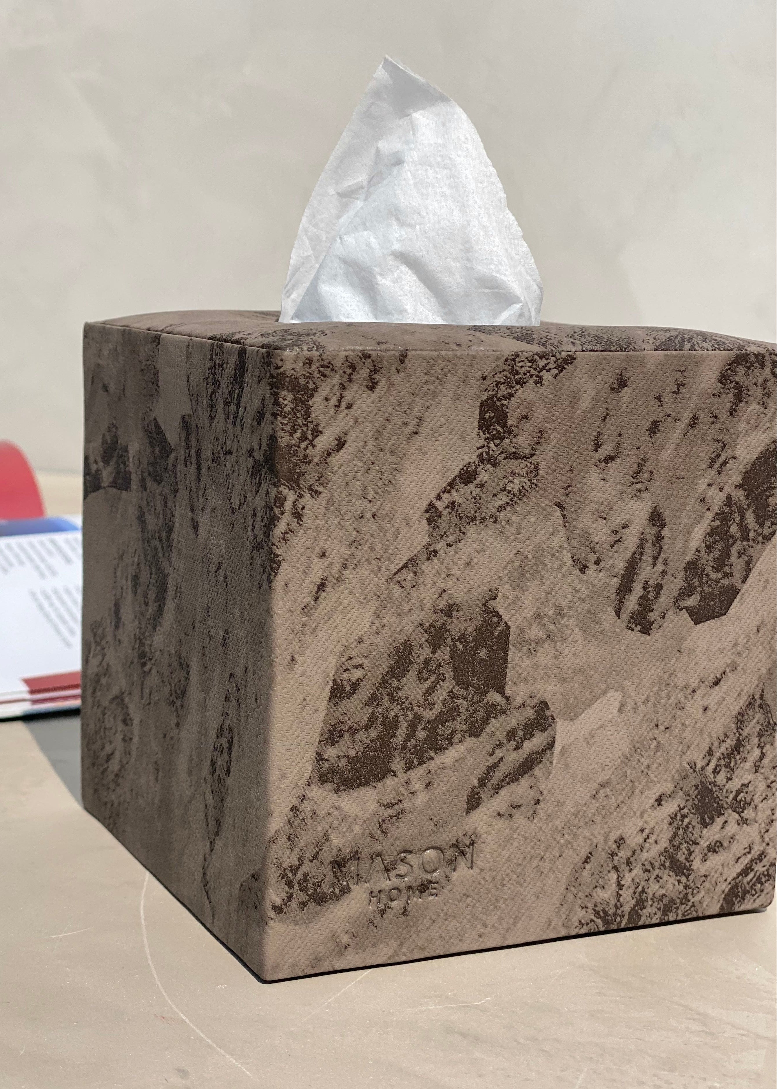 Indo Mocha Square Tissue Box