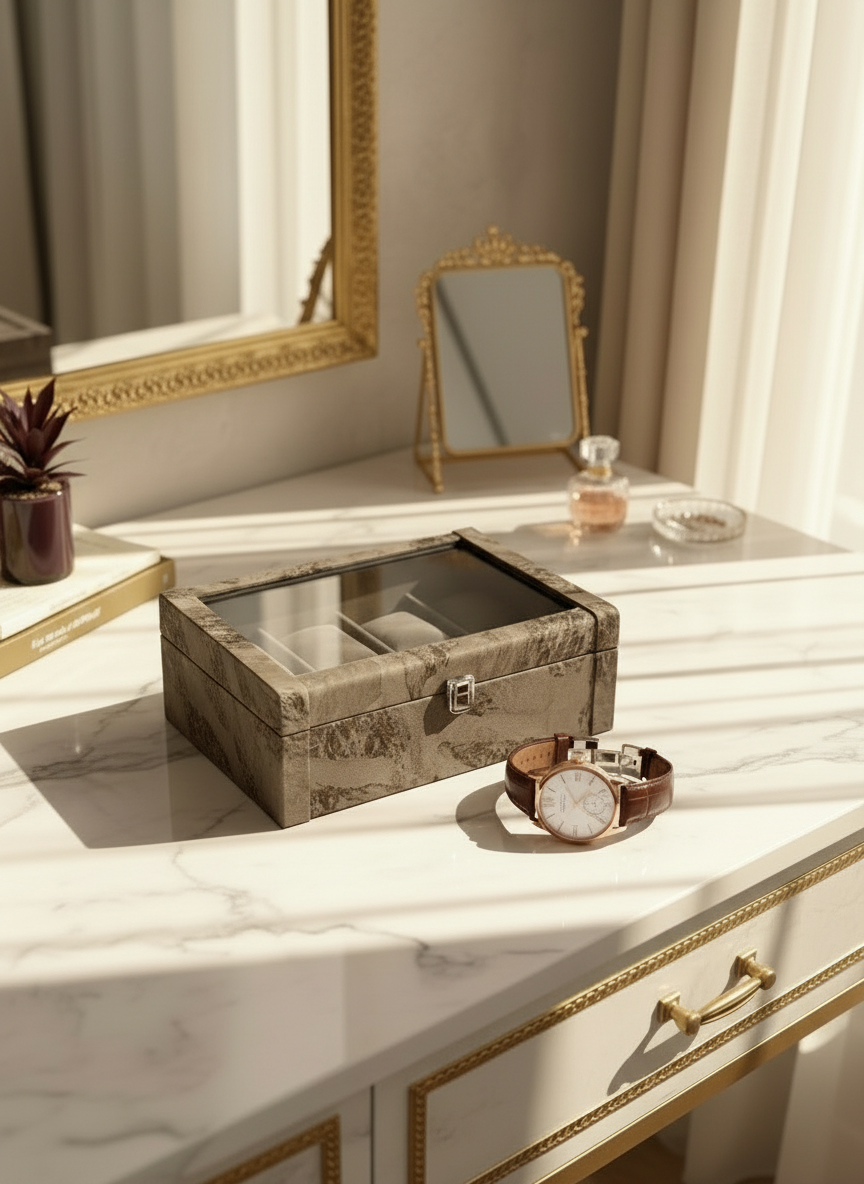 Indo Mocha Watch Box - 8 Slots