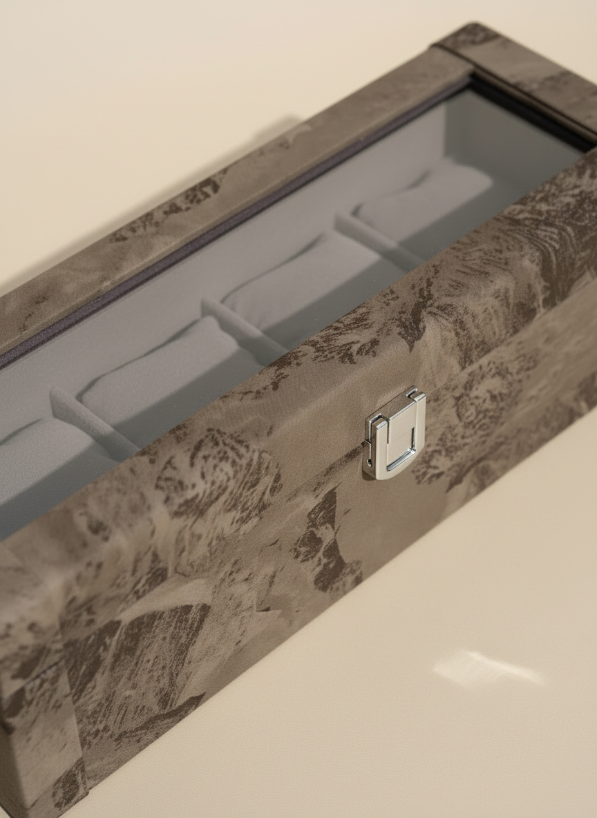 Indo Mocha Watch Box - 4 Slots