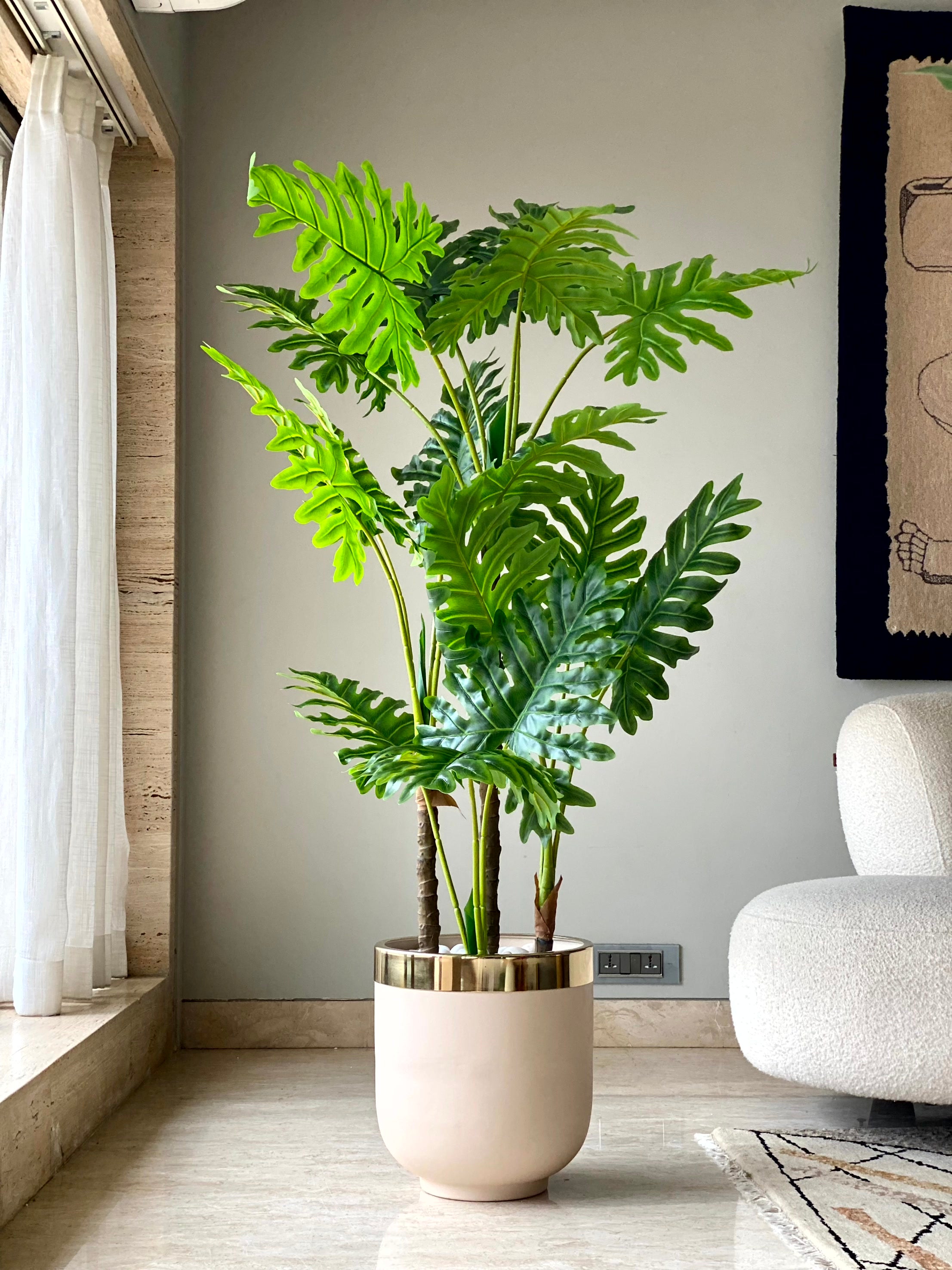 Artificial Monstera Trunk Tree - 5.5 Feet