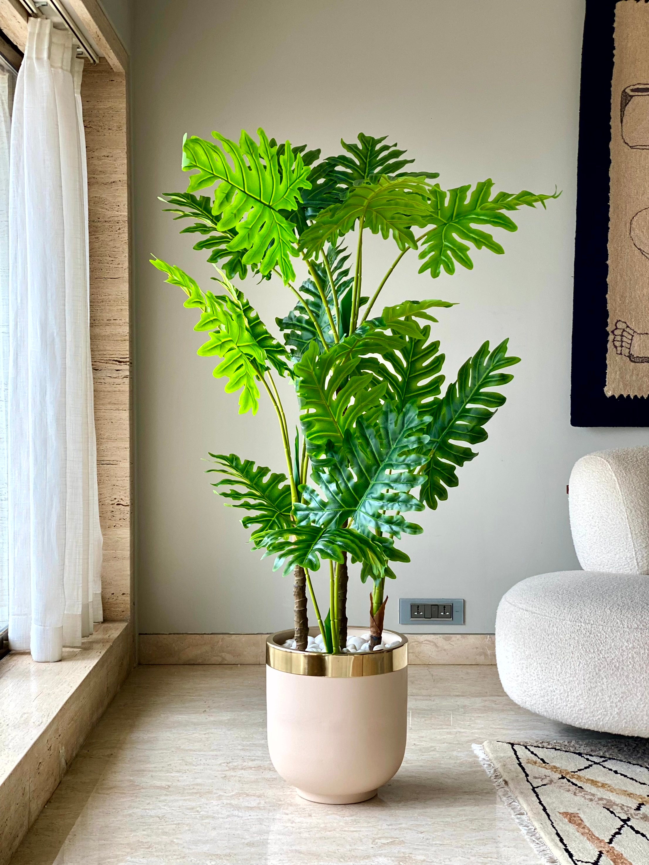 Artificial Monstera Trunk Tree - 5.5 Feet