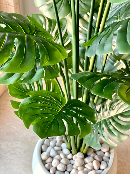 Artificial Tropical Monstera Plant - 5 Feet