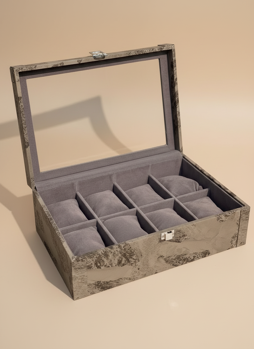 Indo Mocha Watch Box - 8 Slots