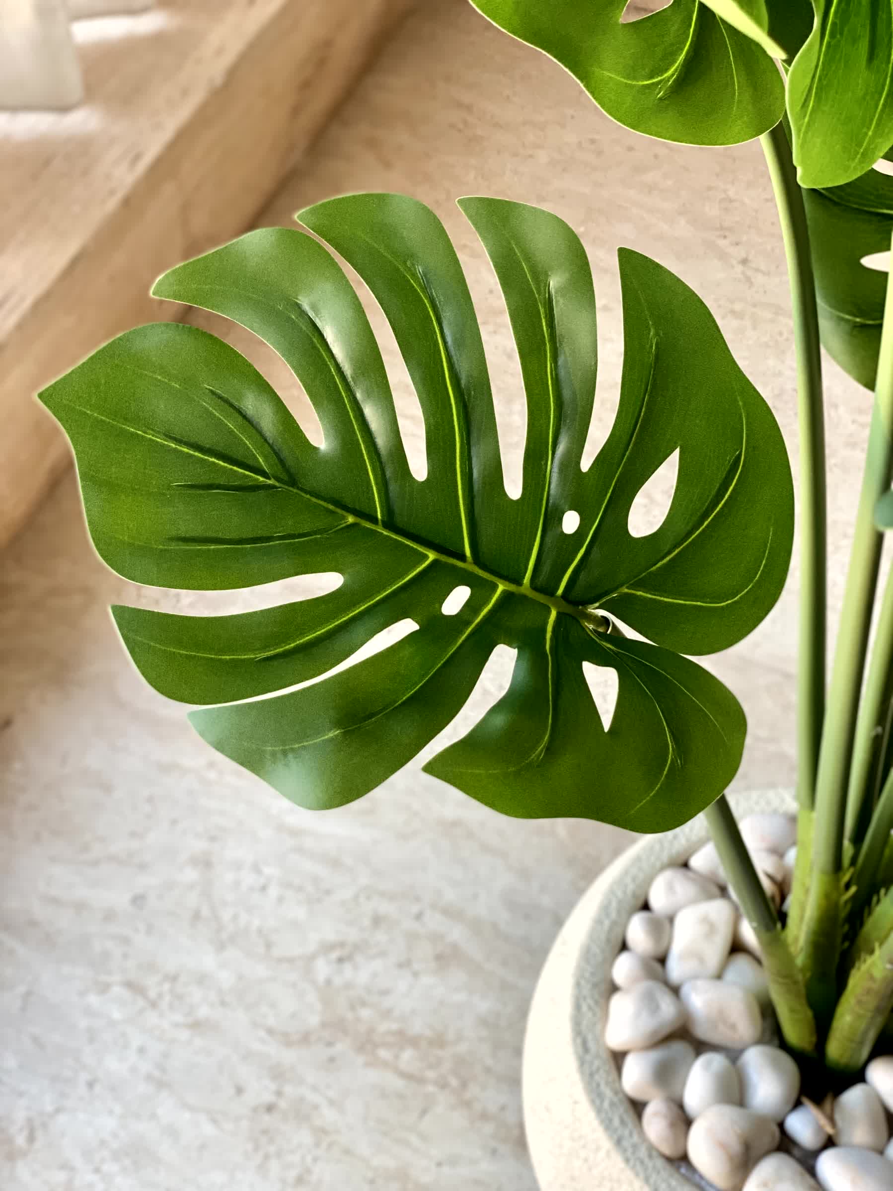 Artificial Tropical Monstera Plant - 4 Feet