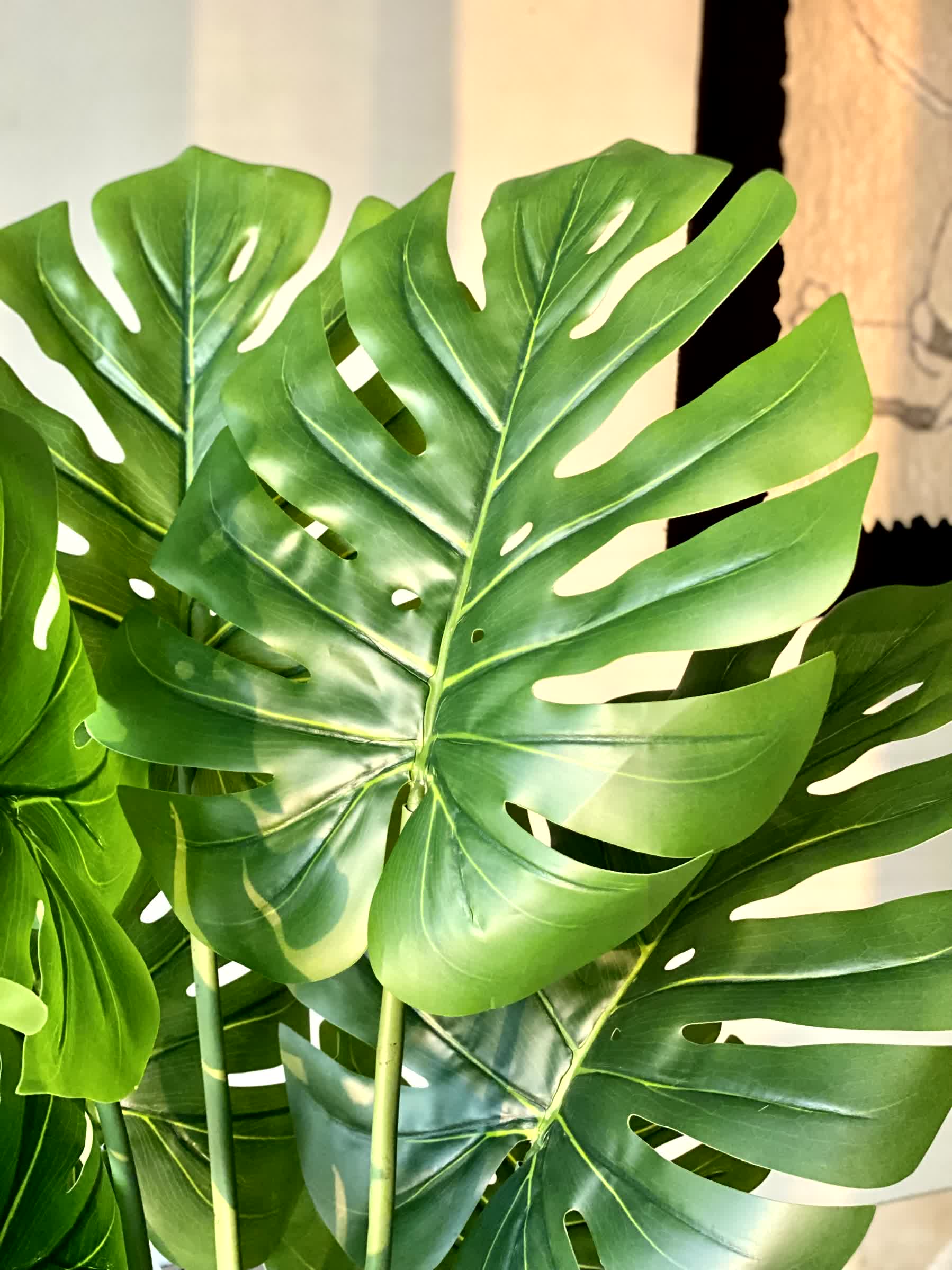 Artificial Tropical Monstera Plant - 4 Feet
