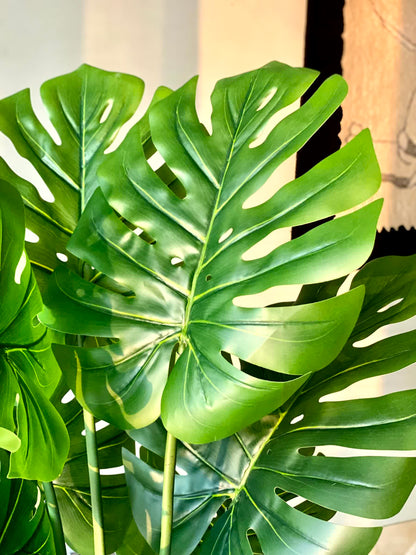 Artificial Tropical Monstera Plant - 4 Feet