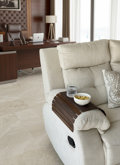 Elm Sofa Armrest Tray - Dark Brown