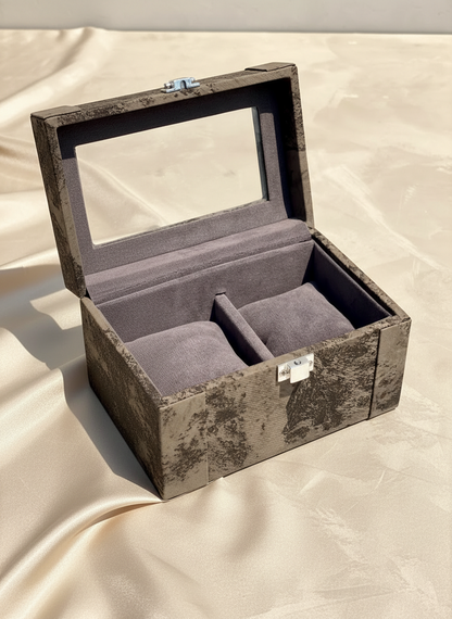 Indo Mocha Watch Box - 2 Slots