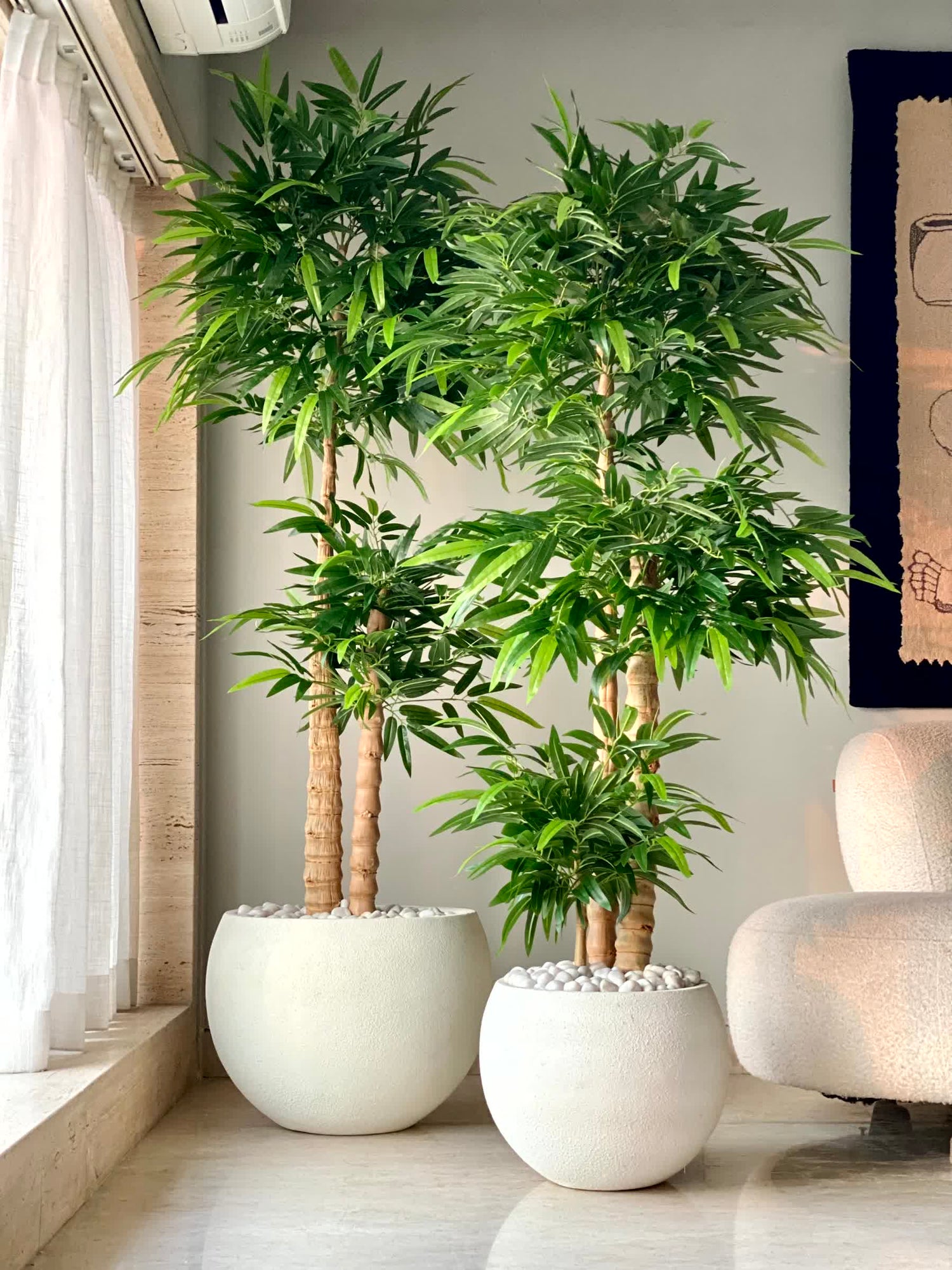Artificial Timber Bamboo Plant - 6 Feet
