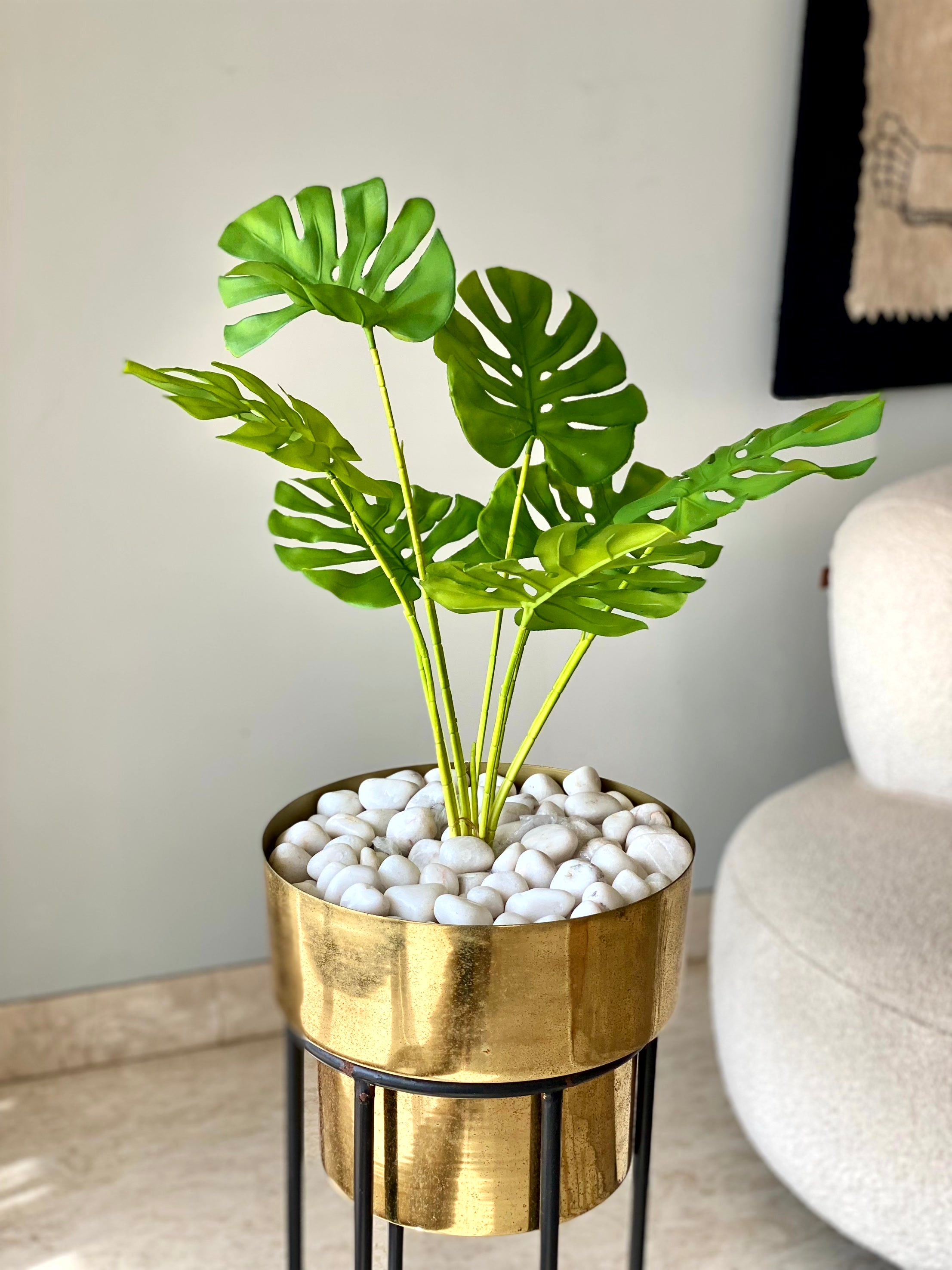 Artificial Monstera Plant - 2 Feet