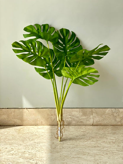 Artificial Monstera Plant - 2 Feet