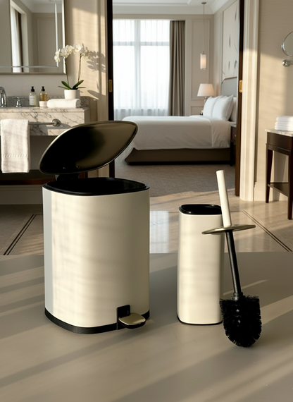 Merlowe Dustbin - Beige (6L)