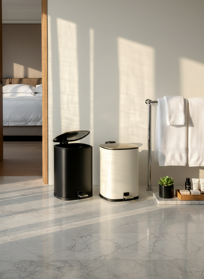 Merlowe Dustbin - Beige (6L)