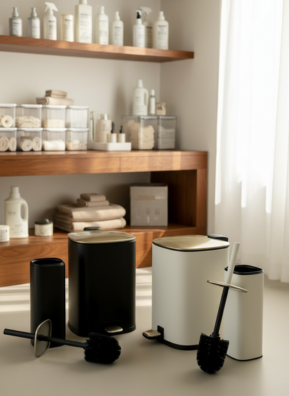 Merlowe Dustbin - Beige (6L)