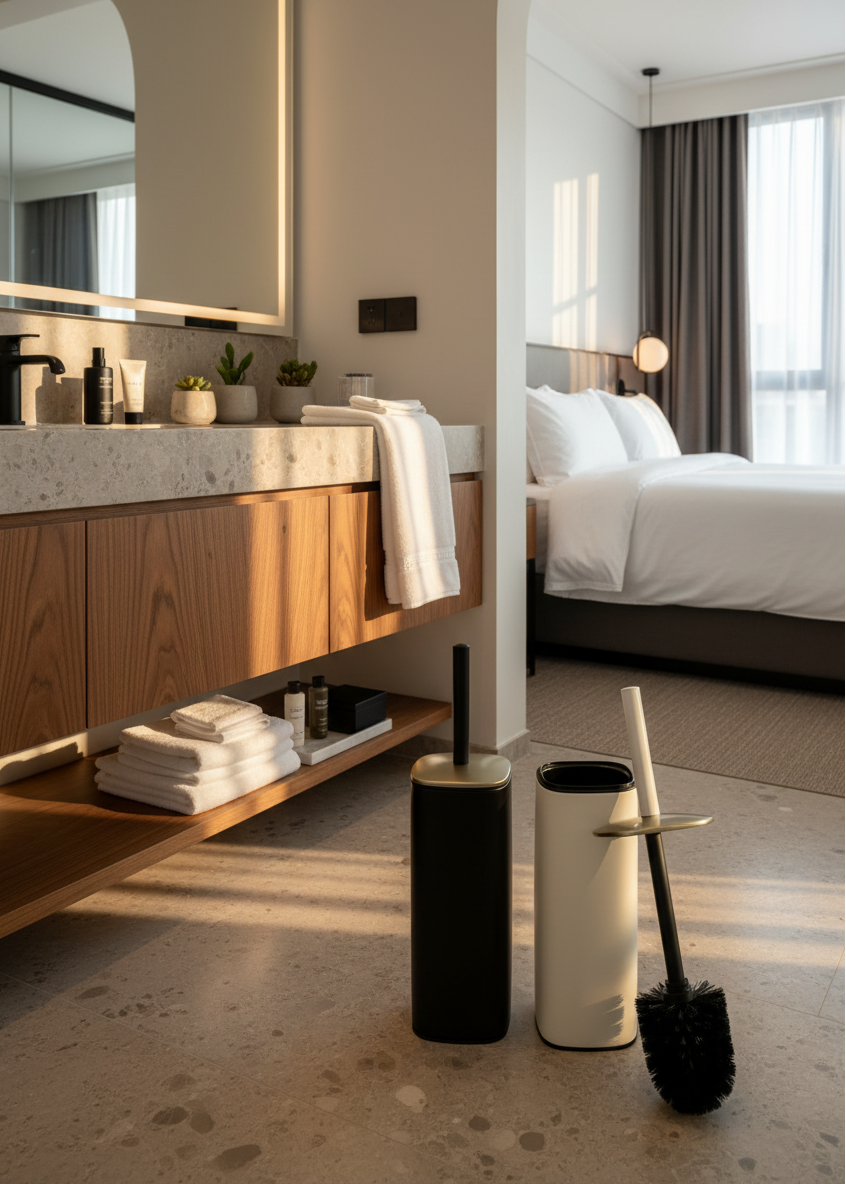 Merlowe Toilet Brush - Beige