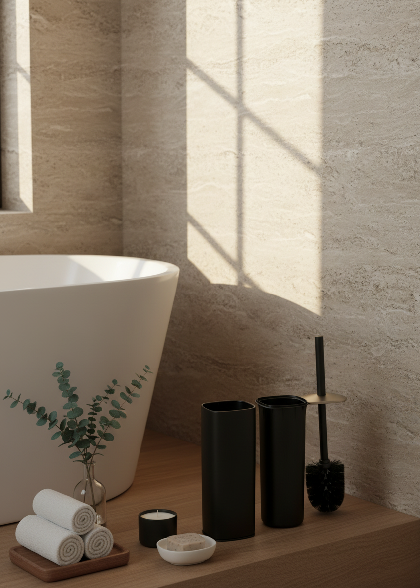 Merlowe Toilet Brush - Black