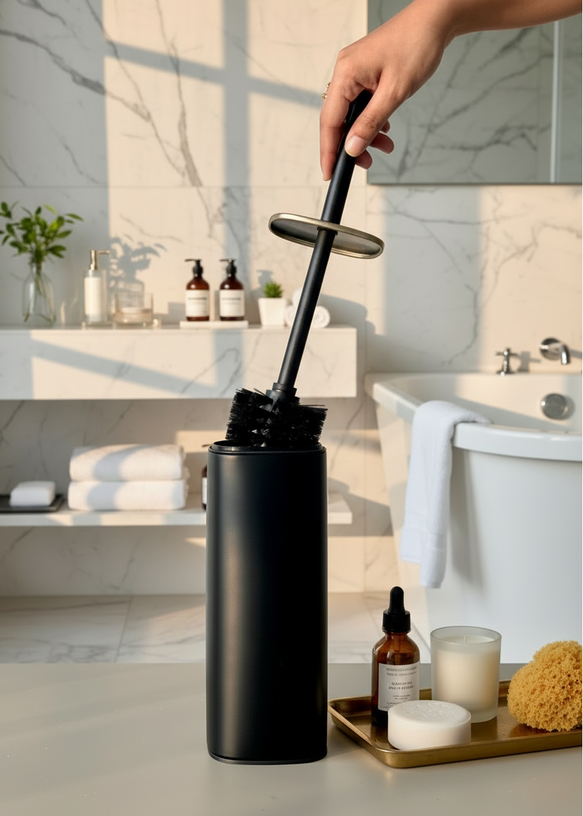 Merlowe Toilet Brush - Black