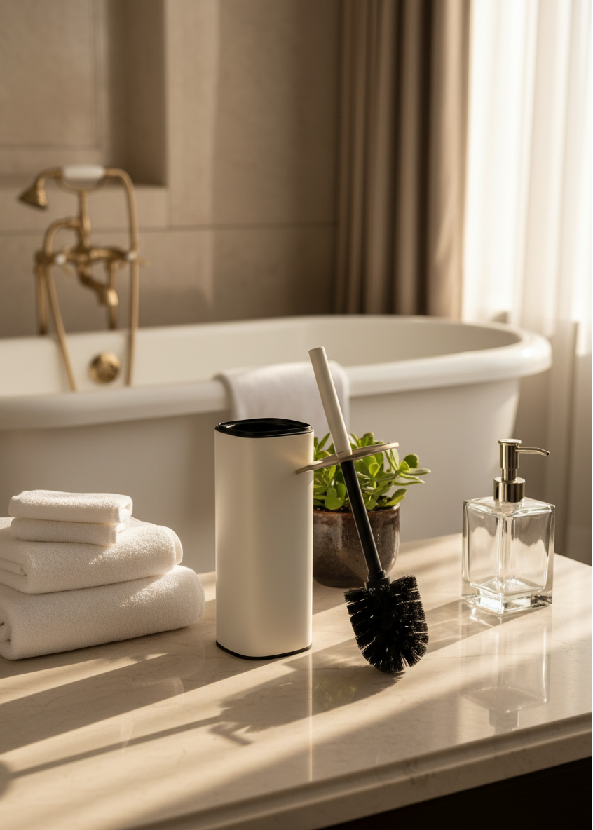 Merlowe Toilet Brush - Beige