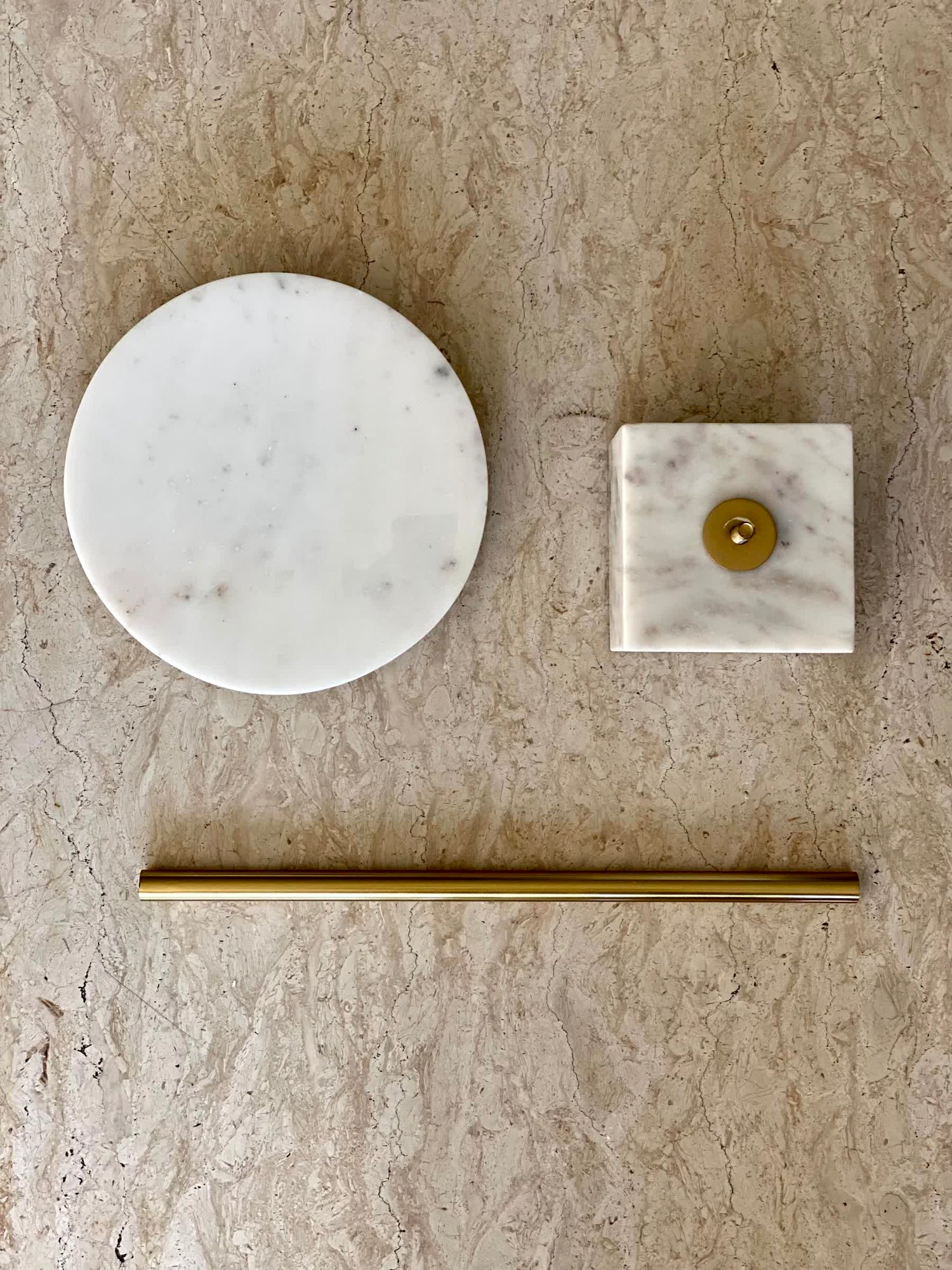 Aurum Marble Drink Table