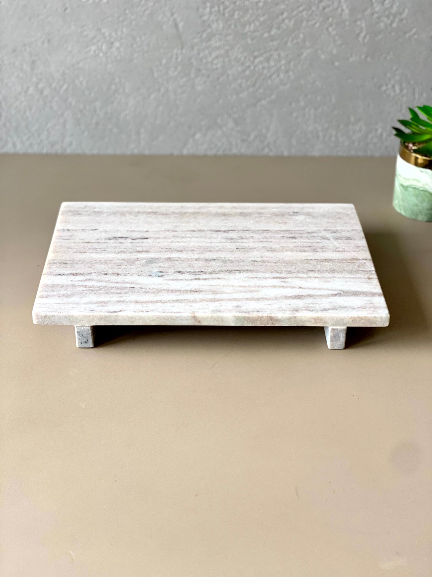 Polaris Marble Tray - Beige