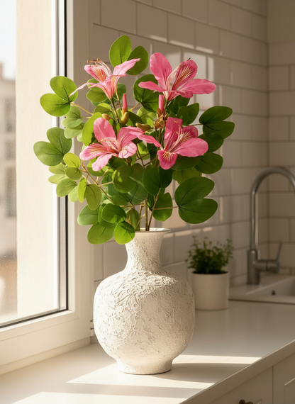 Artificial Bauhinia Flower Stem - Pink (Set Of 2)