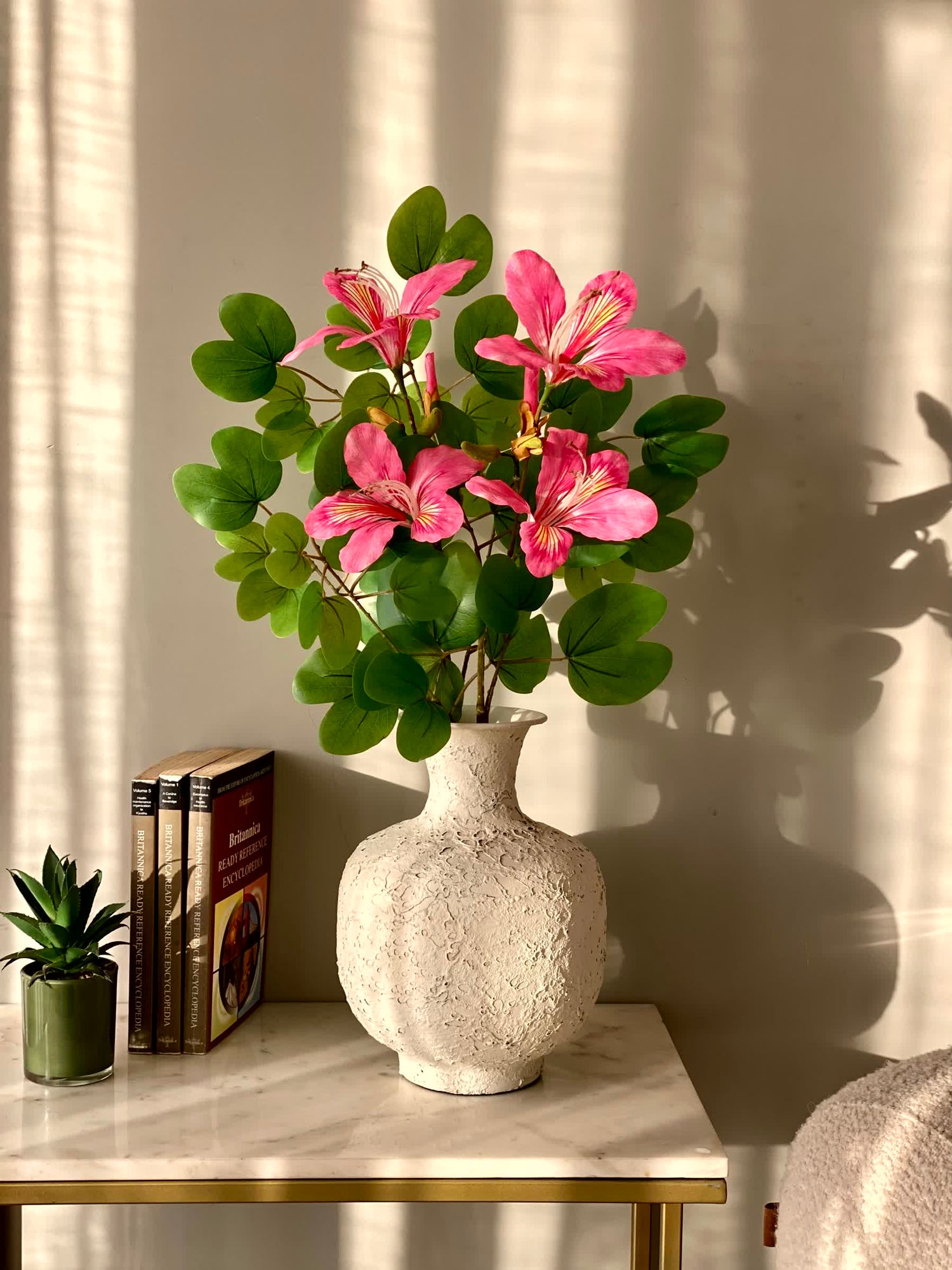 Artificial Bauhinia Flower Stem - Pink (Set Of 2)