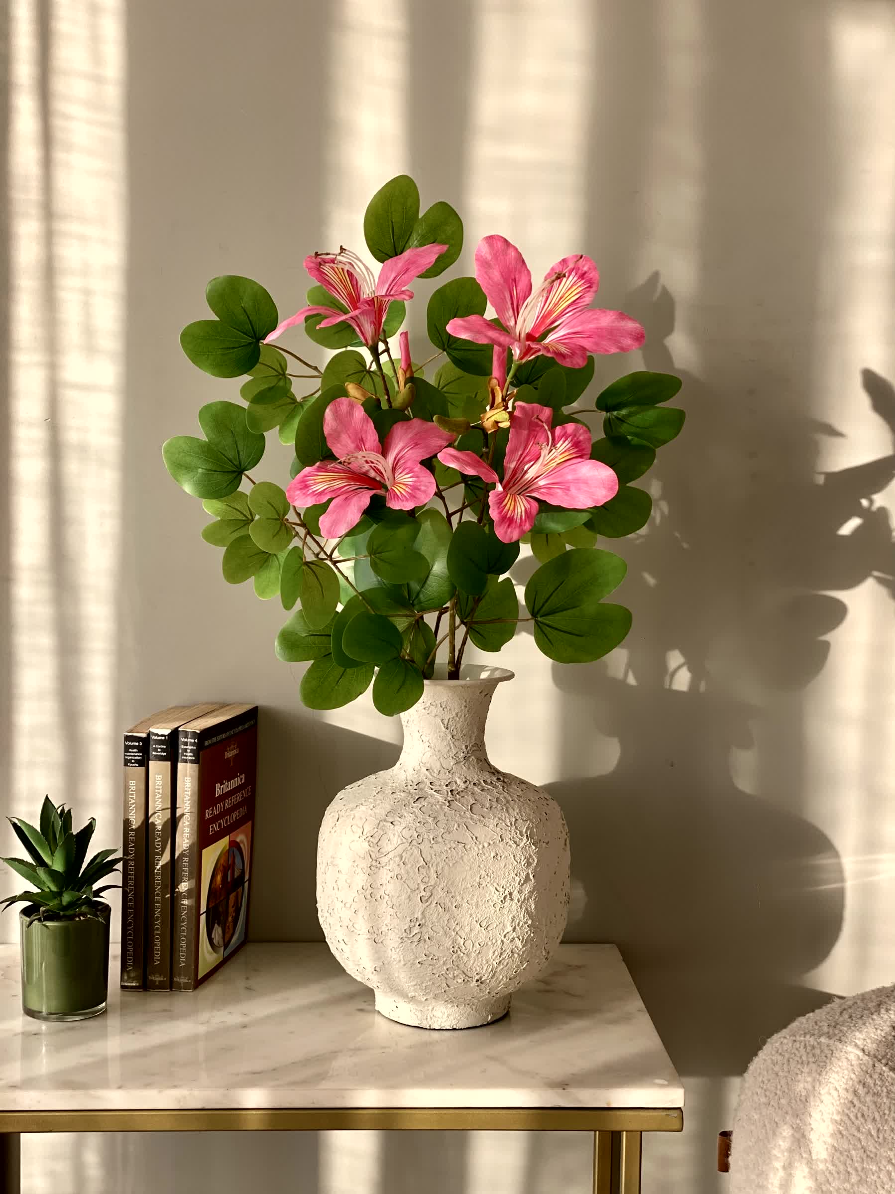 Artificial Bauhinia Flower Stem - Pink (Set Of 2)