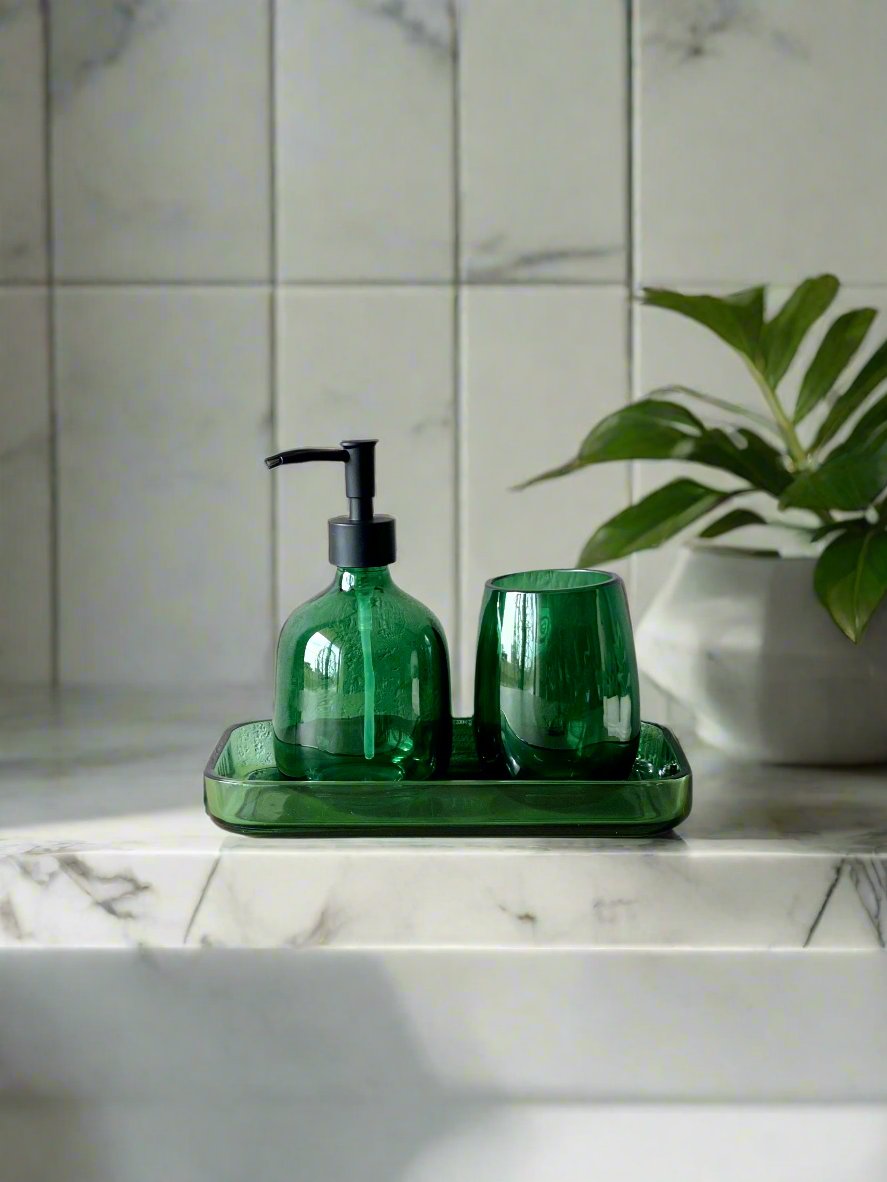 Radiant Bathroom Set - Green