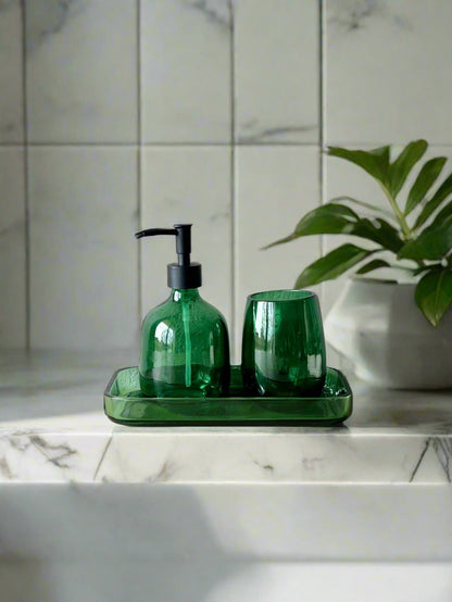 Radiant Bathroom Set - Green