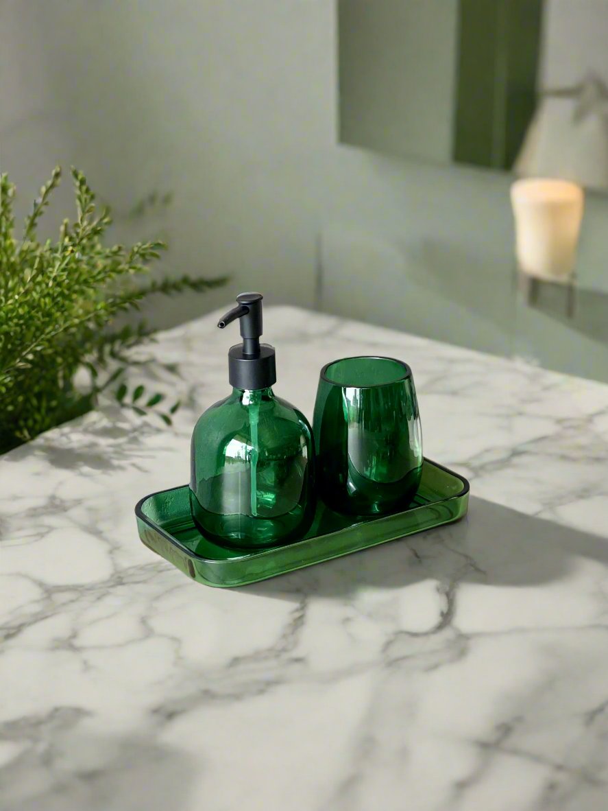 Radiant Bathroom Set - Green