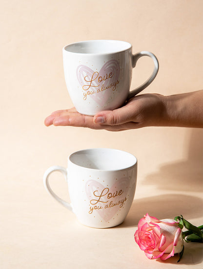 Love You Always Mug - Set of 2