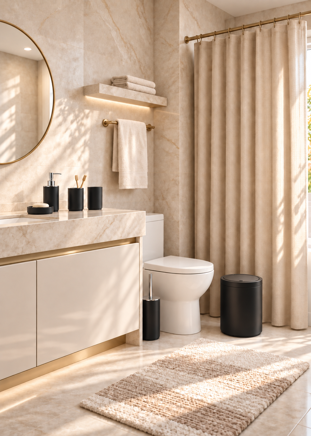 Raven Bathroom Set