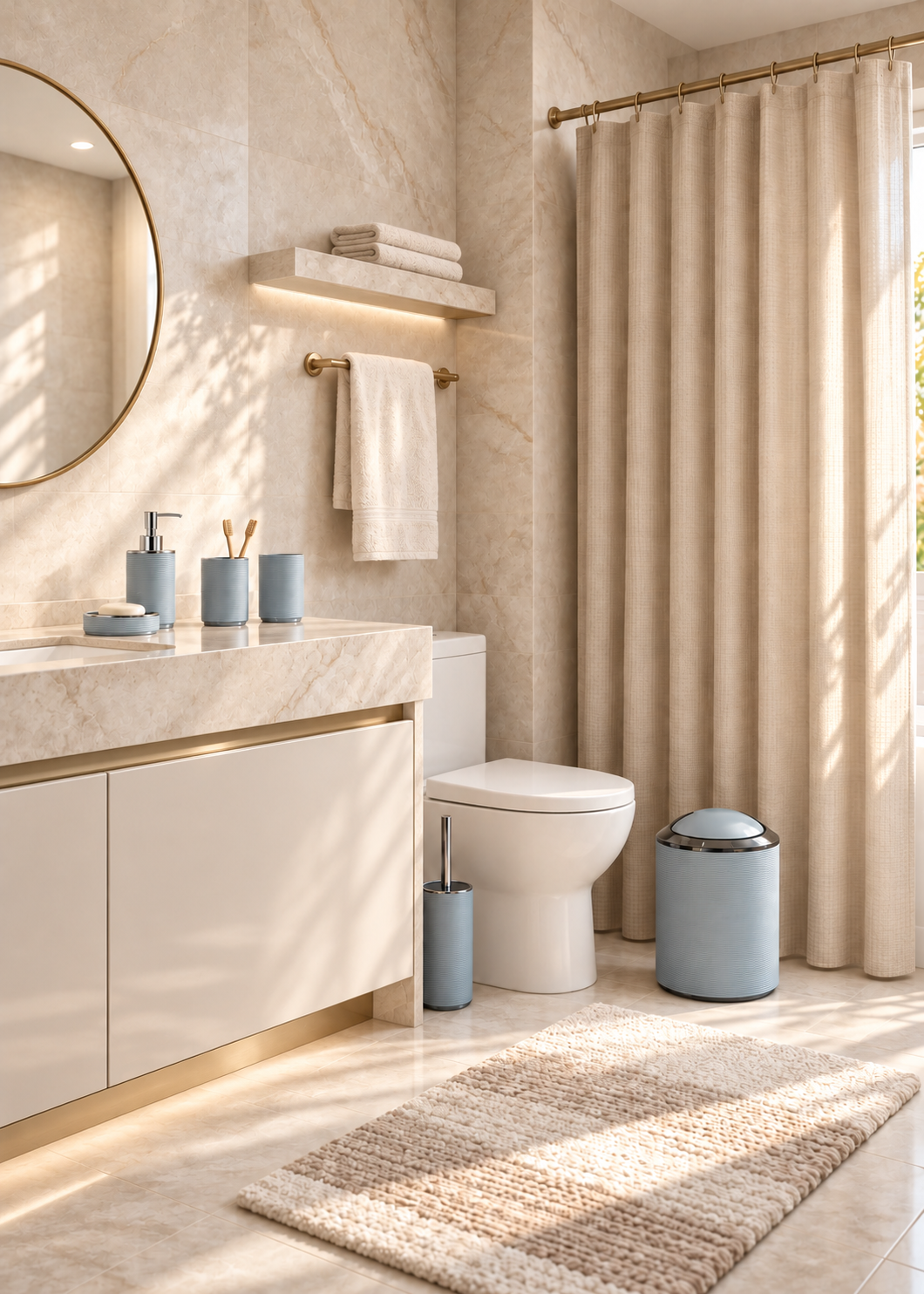 Slate Bathroom Set