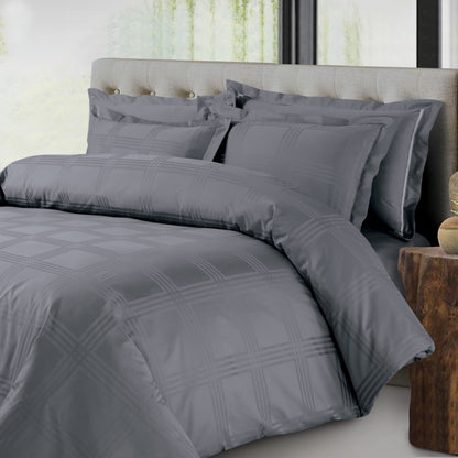 Amalfi Jacquard Bedsheet - Grey