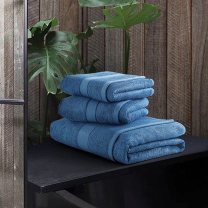 Bamboo Hand Towels -Blue