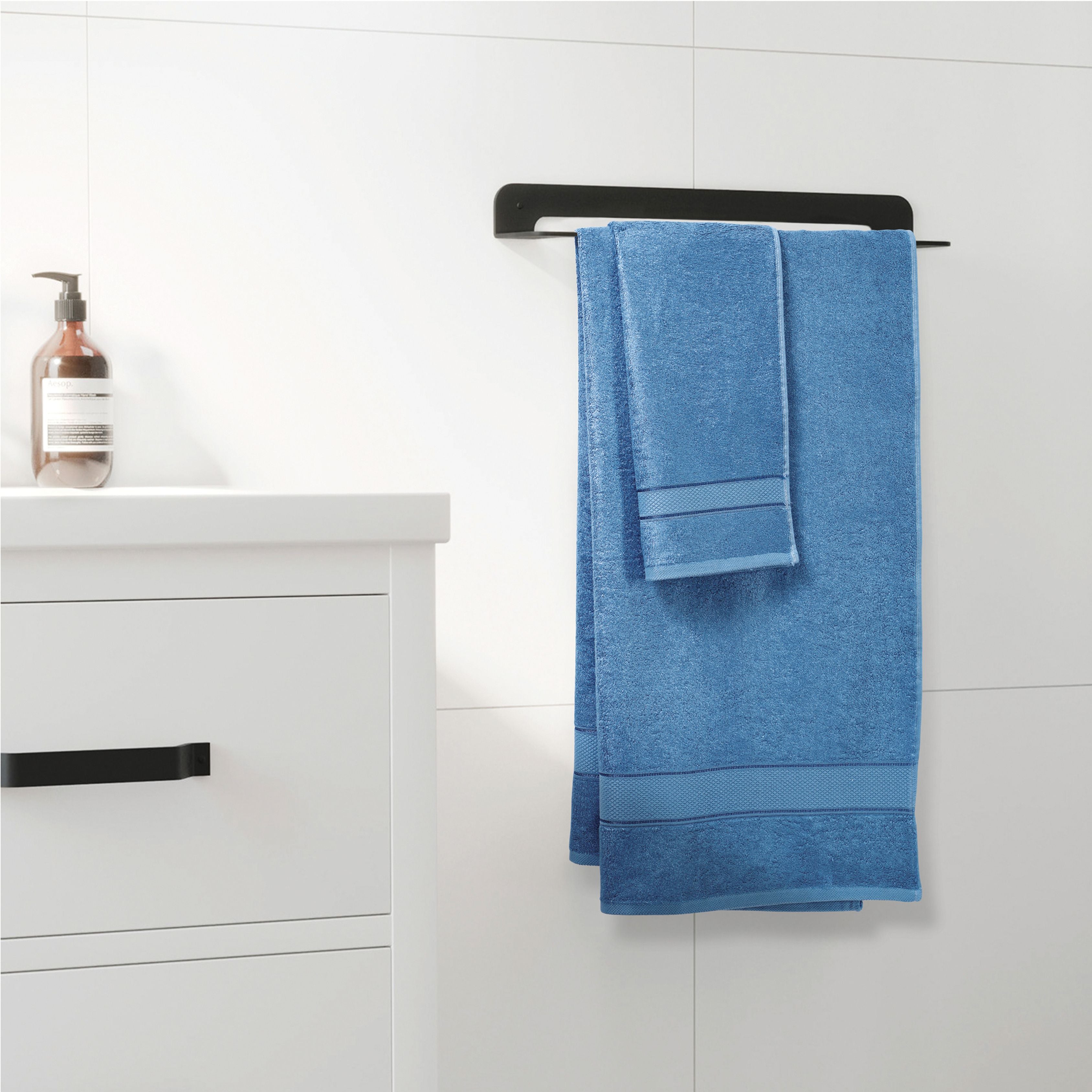 Bamboo Hand Towels -Blue