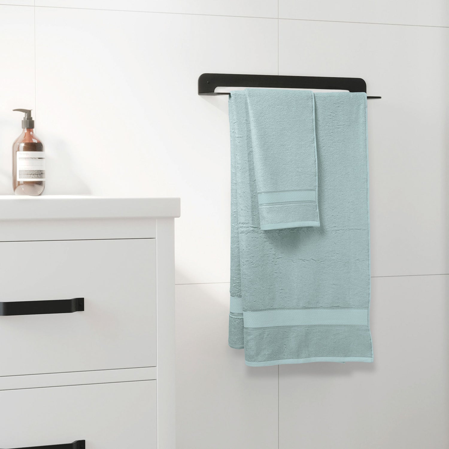Bamboo Hand Towels -Mint Green