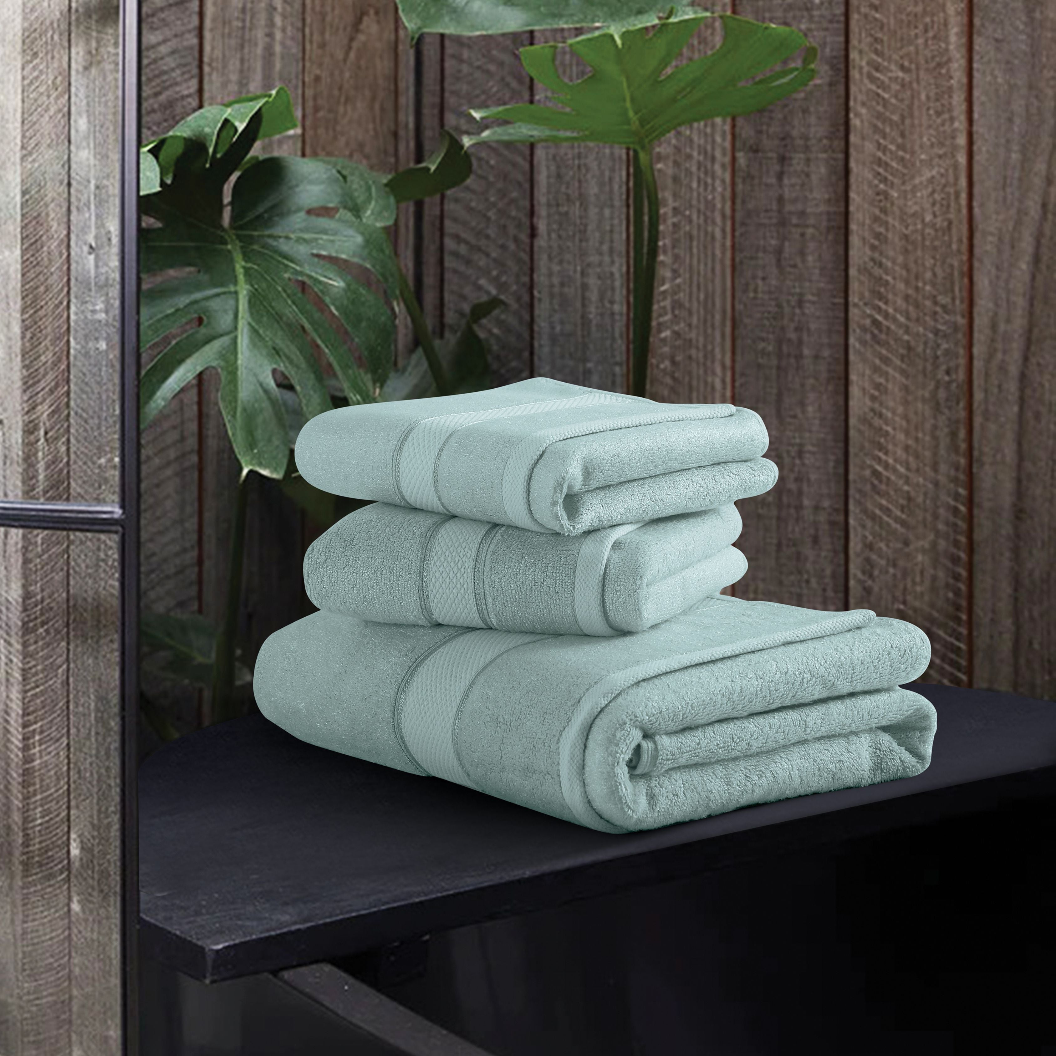 Bamboo Hand Towels -Mint Green