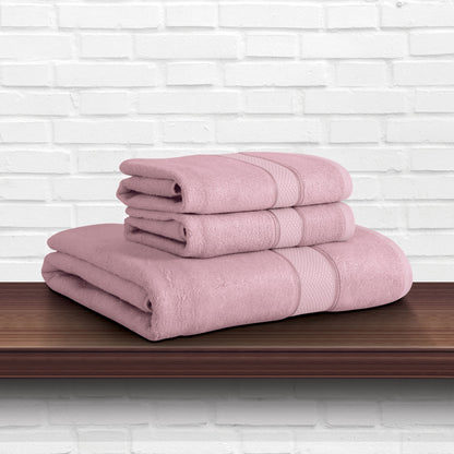 Bamboo Hand Towels - Dusky Rose