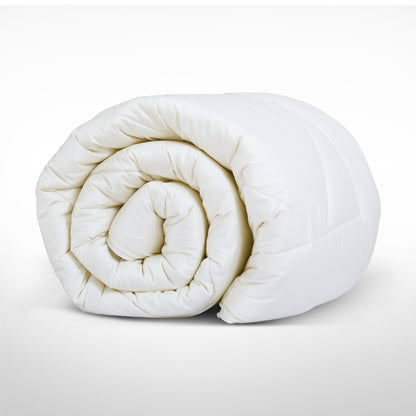 Luxe Single Bed Size Bamboo Comforter-Off White