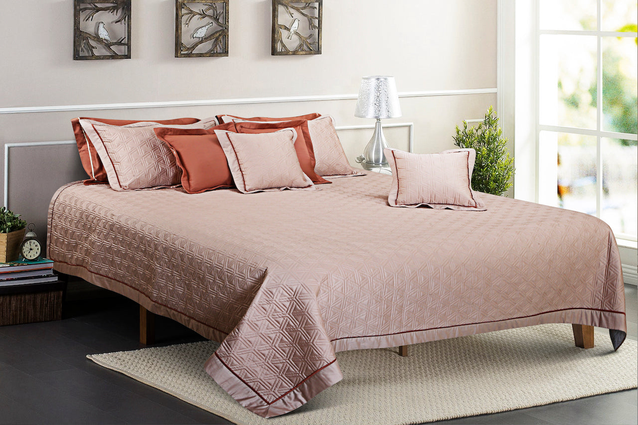 Kairo Quilted Bedcover - Beige