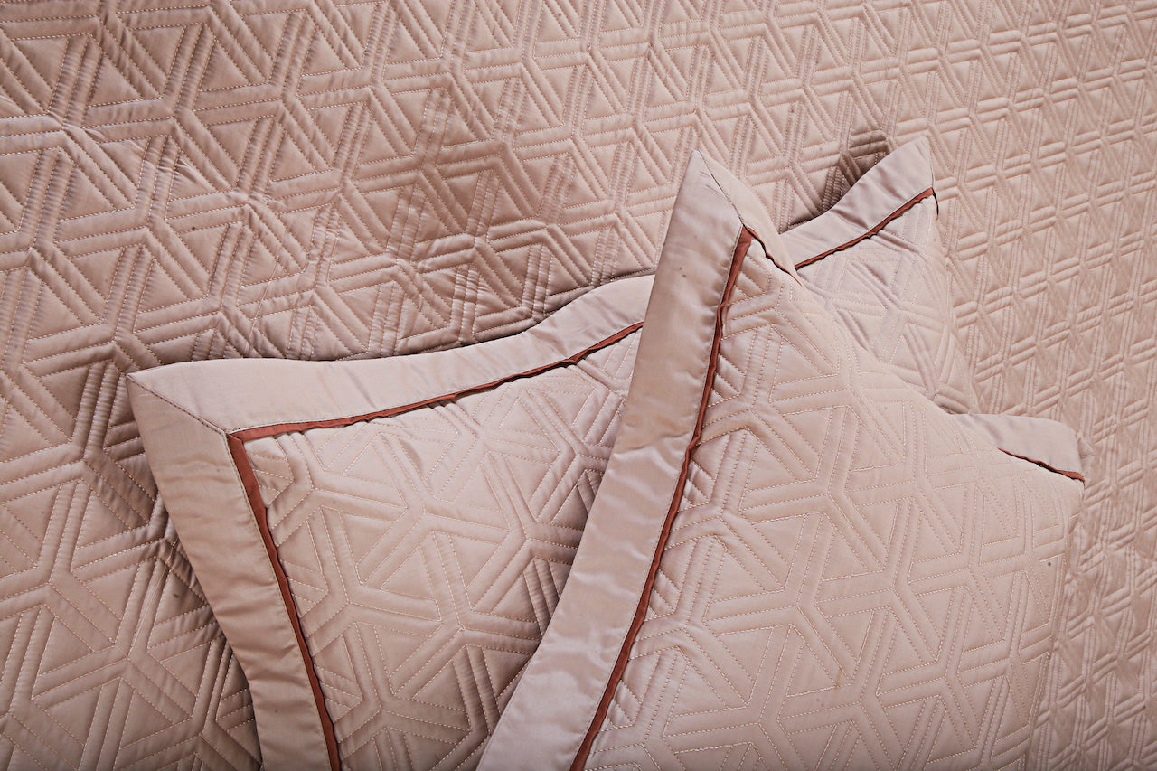 Kairo Quilted Bedcover - Beige