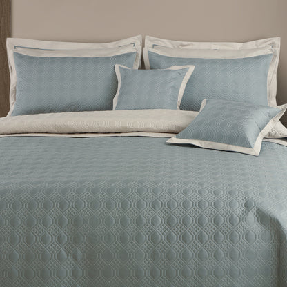 Luxe Reversible 8 Piece Bedspread Set-Olive Green &amp; Olive Beige